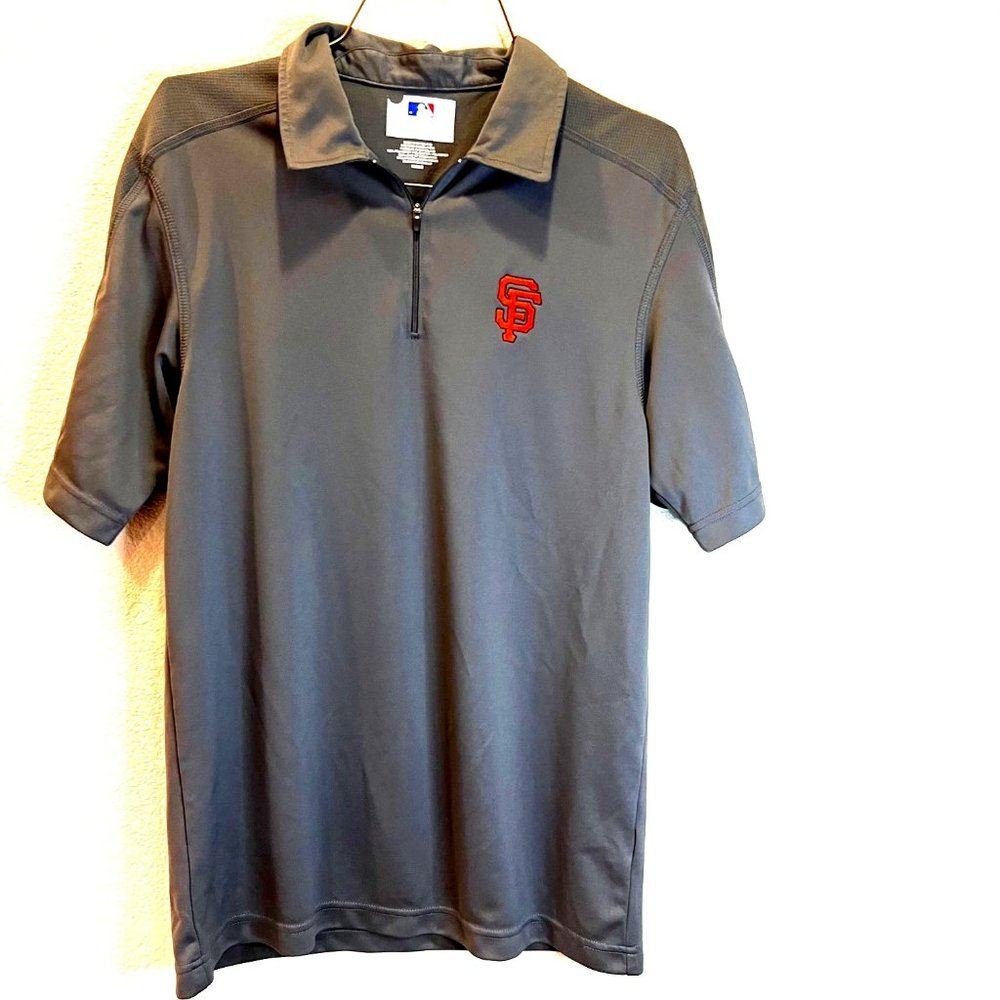 Genuine Merchandise San Francisco Giants Golf 1/4 Zip Polo Shirt Men's Size M